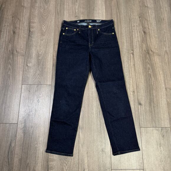 J.Crew 2003 Slim Jean Womens 27 Blue/Rinse Mid-Rise Super Stretch Zip Fly CC539 - Picture 5 of 8